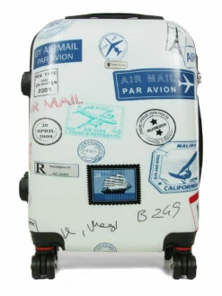 Valise Worldline Freetown Stamps 54 Cm -Delsey Soldes Magasin valise worldline 477974z