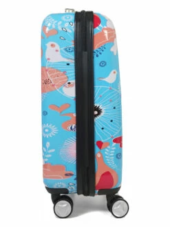 Ensemble 3 Valises Snowball Flowers & Birds -Delsey Soldes Magasin ensemble valise snowball 486490z