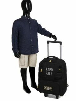 Sac à Dos à Roulettes Kaporal Basic -Delsey Soldes Magasin sac dos kaporal 778281z